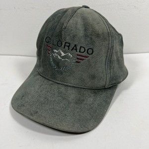 Colorado Suede SCI Ski Country Imports Vintage Adjustable Hat Cap